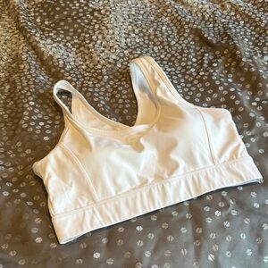 NVGTN Women's White Sports Bra large